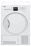 Beko DCU 7330 Kondenstrockner / B / 7 kg / Multifunktionsdisplay / Knitterschutz / Trommelbeleuchtung / Reversierende Trommelbewegungen / FlexySense / 16 Programme